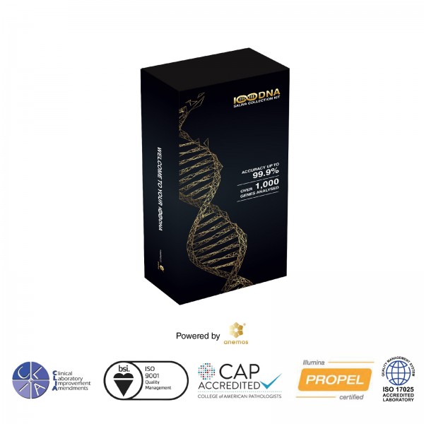 Anemos 100DNA - Lifestyle, Health Risk, Cancer Risk Report